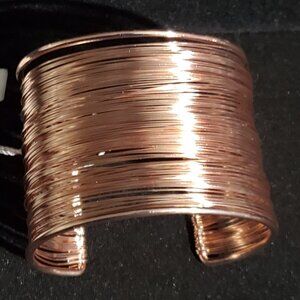 NWT - Rose Gold Fashion Boho Metal Bangle